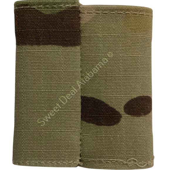 U.S. Army Embroidered Sgt. Major OCP Slip-On Rank Insignia, Multi-Camo 2 x 1.75 - Picture 3 of 3